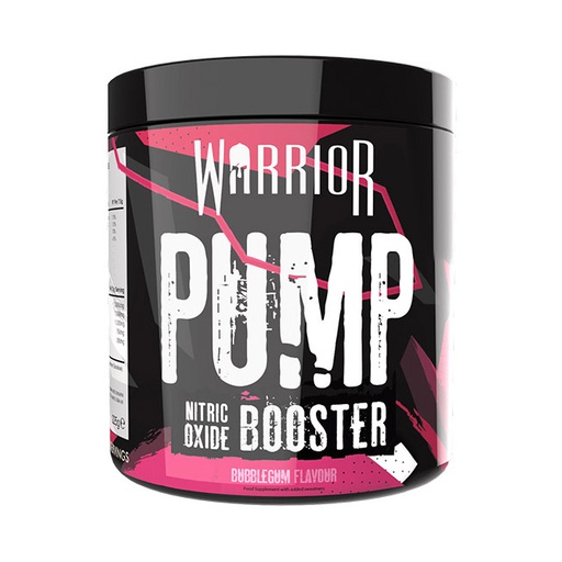 [5060424707195] Warrior Pump Nitric Oxide Booster-30Serv.-225G-Bubblegum