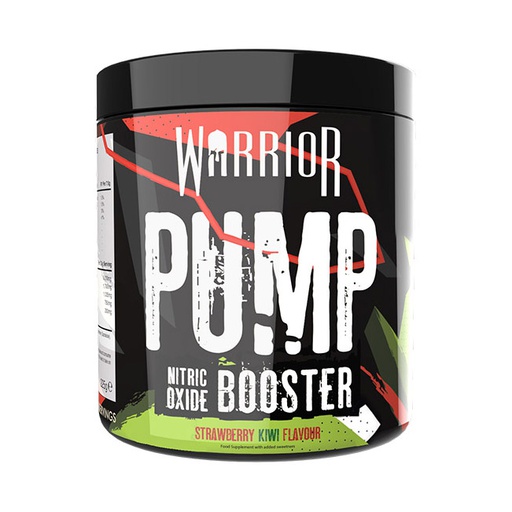 [5060424707171] Warrior Pump Nitric Oxide Booster-30Serv.-225G-Strawberry Kiwi