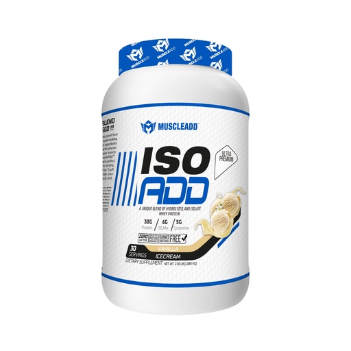 [6223007820035] Muscle Add Iso Add-30Serv.-1080G.Vanilla Ice Cream