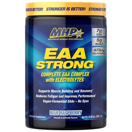 [666222009643] Mhp EAA Strong-30Serv.-303G.-Blue Raspberry