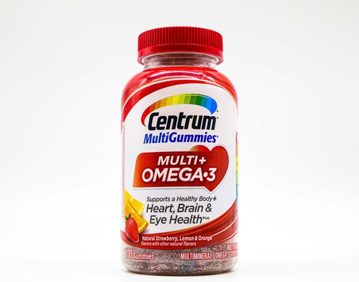 [300054868909] Centrum Multi Gummies Multi+Omega.3-50Serv.-100Gummies.