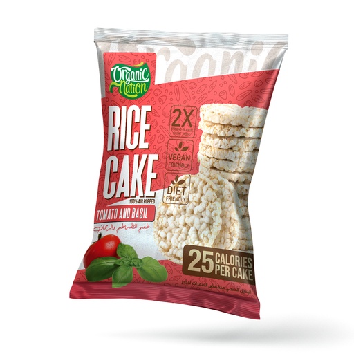 [6222023700673] Organic Nation Rice Cake-5Pices.-20Gm.-Tomato And Basil