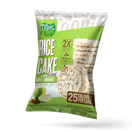 [6222023700659] Organic Nation Rice Cake-5Pices.-20Gm.-Apple Cinnamon