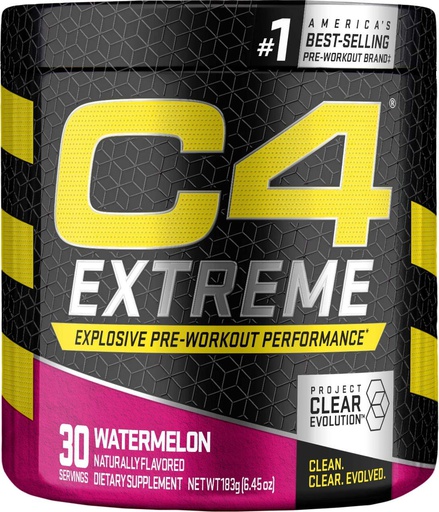 [842595112184] Cellucor C4 Extreme-30Serv.-183G-Watermelon