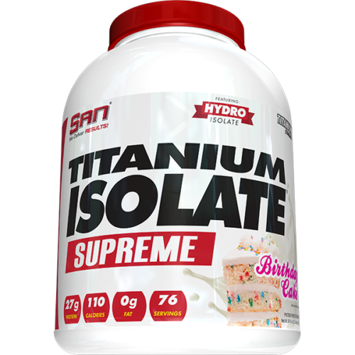 [672898426233] San Titanium Isolate Supreme-76Serv.-2285G-Birthday Cake