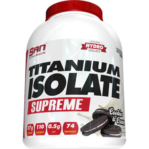 [672898426240] San Titanium Isolate Supreme-74Serv.-2288G-Cookies&amp;Cream