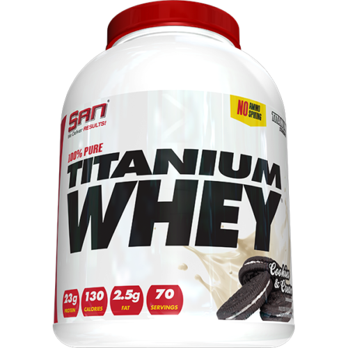 [672898415671] San Titanium Whey-70Serv.-2310G-Cookies&amp;Cream