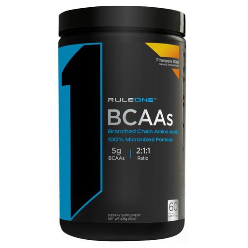 [853414006836] Rule One BCAAs-60Serv.-426G-Pineapple Burst