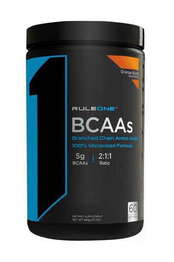 [858925004753] Rule One BCAAs-60Serv.-444G-Orange Burst