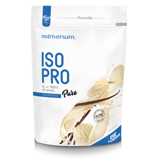 [5999564316793] Nutriversum Iso Pro Pure-40Serv.-1000G-Vanilla