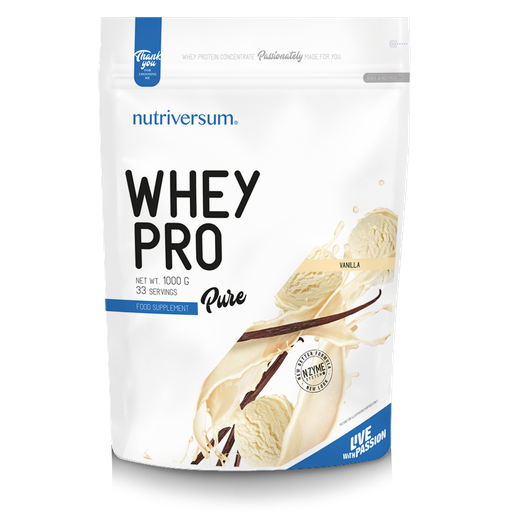 [5999564316731] Nutriversum Whey Pro Pure-33Serv.-1000G-Vanilla