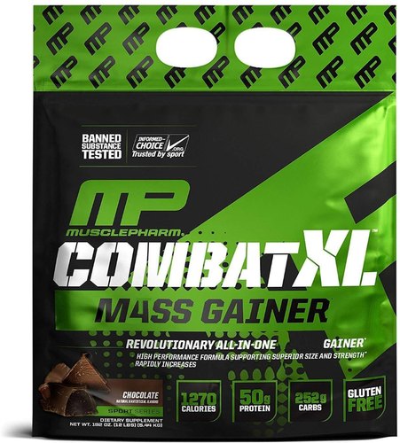 [653341044617] Muscle Pharm Combat XL Mass Gainer-16Serv.-5.44kg.-Chocolate