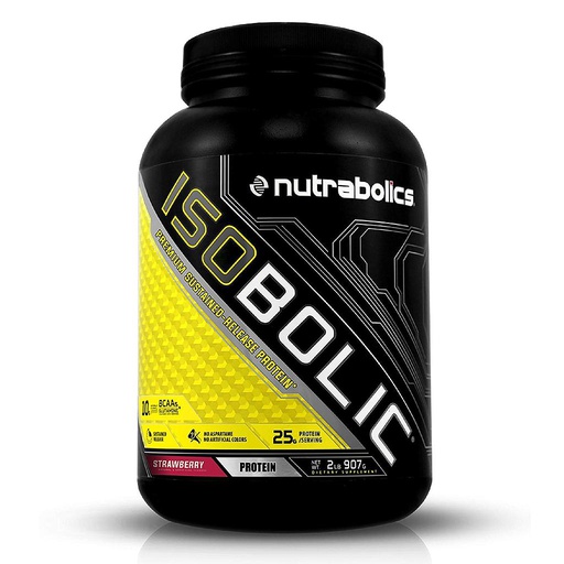 [019962381652] Nutrabolics Isobolic protein-29Serv-907G-Strawberry