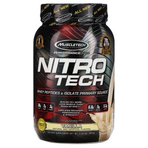 [631656703252] MuscleTech Nitrotech-22Serv.-998G-Vanilla