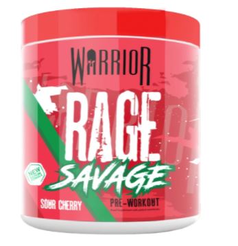 [5060424708314] Warrior Rage Savage Pre-Workout-40Serv.-330G.-Sour Cherry