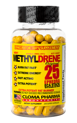 [859613638496] Cloma Pharma Methyldrene 25-100serv.-100Caps.