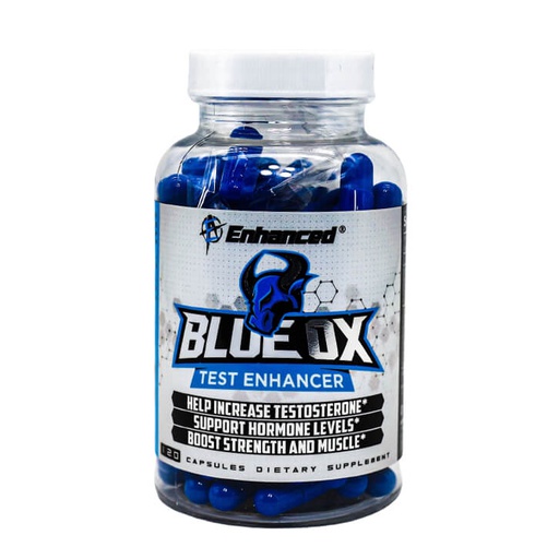 [817558022756] Enhanced Blue OX Test Enhancer-30Serv.-120Caps.