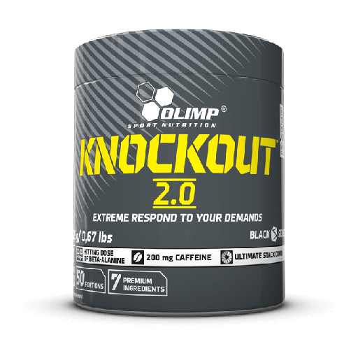 [5901330056512] Olimp Sport Nutrition Knockout 2.0 Black Series-50Serv.-305G.-Bubble Blow