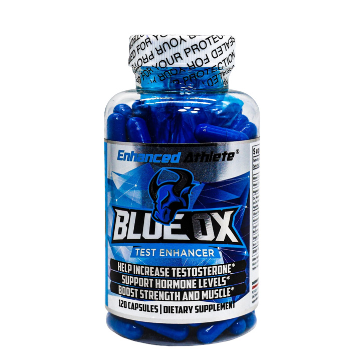 Enhanced Athlete Blue Ox Test Enhancer 30serv 120caps Maxmuscle Elite