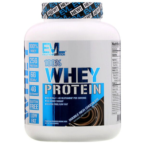 Evlution Nutrmon Whey Protein-56Serv.-2.268KG.-Double Rich Chocolate ...