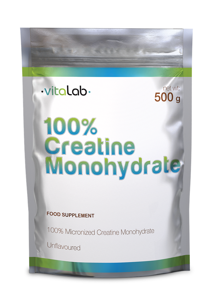 Vitalab Natural Creatine Monohydrate-100Serv.-500G-Unflavored ...