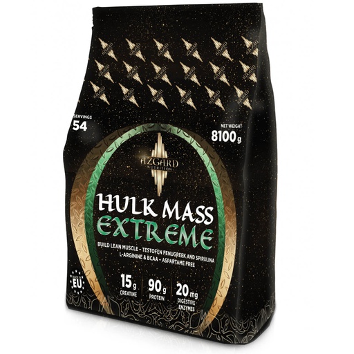 [5999569360227] Azgard Nutrition Hulk Mass Extreme-54Serv.-8100G.-Banana Split