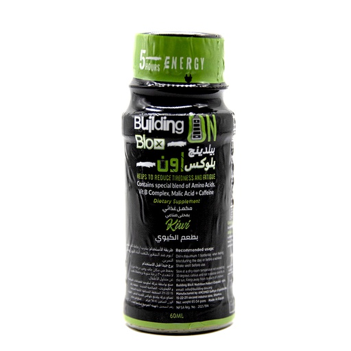 [6224010248168] Building Blox On Energy Shot-1Serv.-60Ml-Kiwi