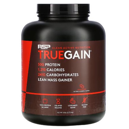 [854446006573] Rsp Clean Active Nutrition True Gain-8Serv.-2.57Kg.-Chocolate