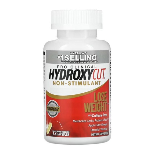 [PCHN] Pro Clinical Hydroxycut Non-Stimulant-36Serv.-72Rapid-Release Capsules