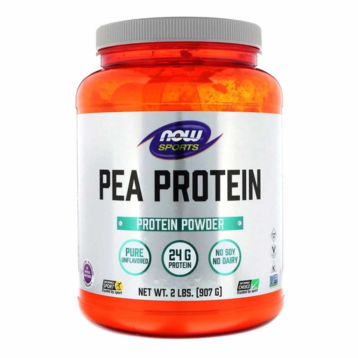 [733739021359] Now Sports Pea Protein-27Serv.-907G.-Pure Unflavored