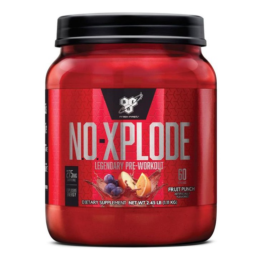 [834266001514] Bsn No-Xplode Legendary Pre-workout-60Serv.-1.11Kg-Fruit Punch