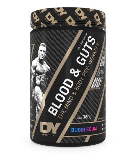 [5060763890466] Dy Nutrition Blood&amp;Guts The Mind&amp;Body Pre-workout-20Serv.-380G.-Bubblegum