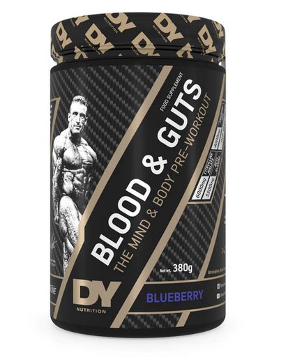 [5060763890435] Dy Nutrition Blood&amp;Guts The Mind&amp;Body Pre-workout-20Serv.-380G.-Blueberry