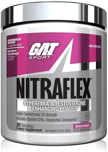 [816170023899] Gat Sport Nitraflex-30Serv.-300G-Watermelon