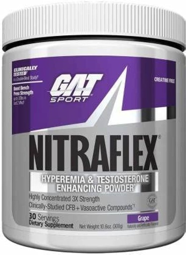 [816170023905] Gat Sport Nitraflex-30Serv.-300G-Grape