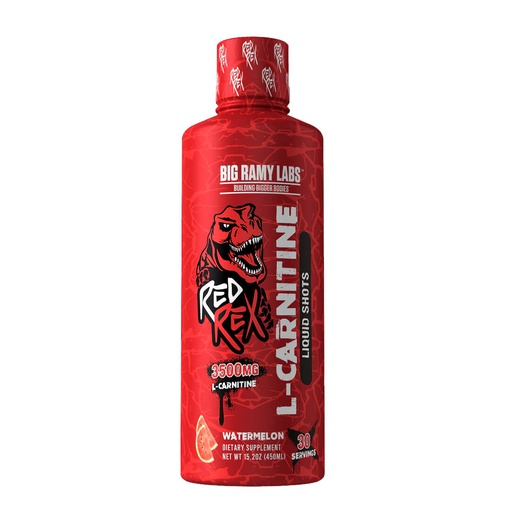 [6223007823340] Big Ramy Labs Red Rex L-Carnitine Liquid Shots 3500Mg.-Watermelon