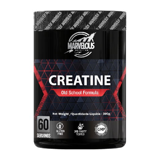 [0634240129490] Marvelous Nutrition Creatine old School Formula-60Serv.-300G.-Unflavored