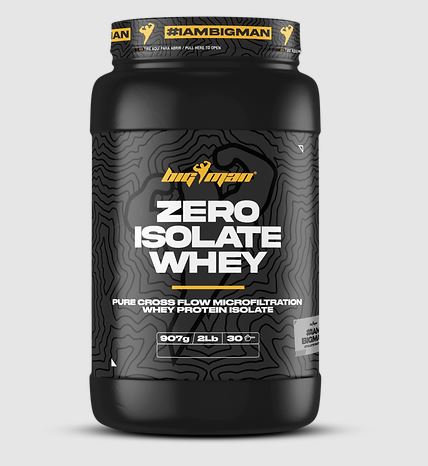 [8436609601881] Big Man Zero Isolate Whey-30 Serv.-910G.-Custard Biscuit