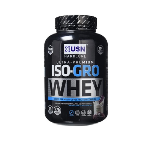 [6009706095581] Usn Hardcore Ultra-Premium Iso Gro Whey-57Serv.-2Kg.-Cookies&amp; Cream