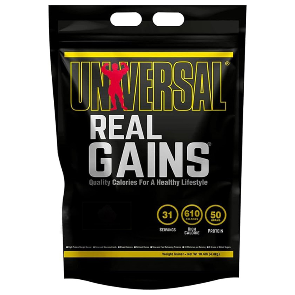 Universal Real Gains-31Serv.-4.8Kg.-Chocolate Ice Cream | Maxmuscle Elite