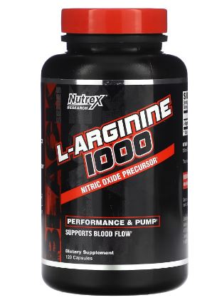 [850026029543] Nutrex Research L-Arginine 1000-60Ser.-120Capsules