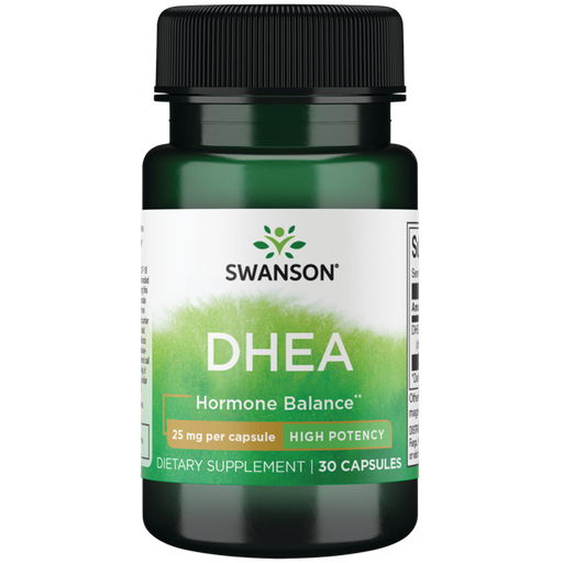 [087614112442] Swanson Dhea 25Mg-30Serv.-30Capsules