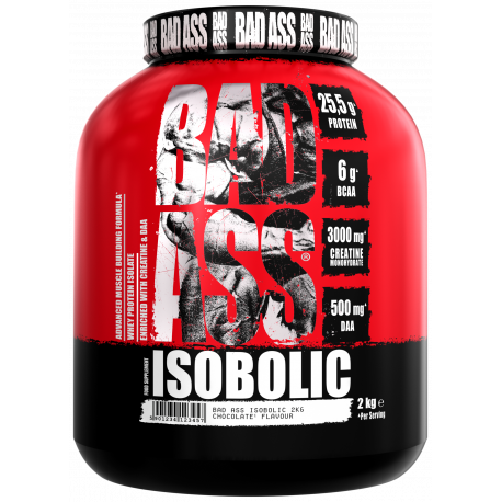 [5902448288772] Bad Ass Isobolic Protein Isolate With Creatine+daa-66Serving-2kg-Chocolate