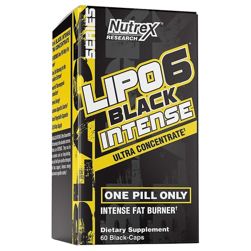 [859400007450] Nutrex Research Lipo 6 Black Intense Ultra Concentrate-60Serv.-60Caps.