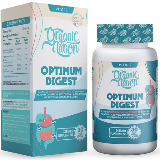 [6222023703469] Organic Nation Optimum Digest 30Serv.-30 Capsules