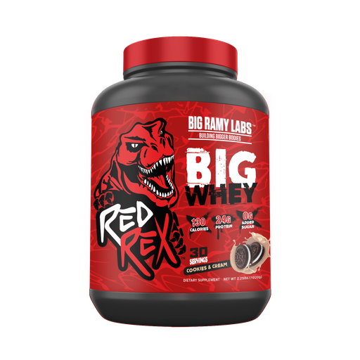 [6223007824231] Big Ramy Labs Building Bigger Bodies Big Whey-30Serv-1020G Cookies&amp;Cream