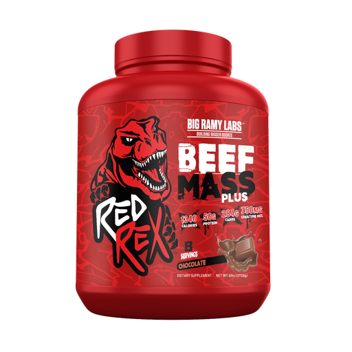 [6223007823166] Big Ramy Labs Building Bigger Bodies Beef Mass Plus-8Serv-2728G-Chocolate