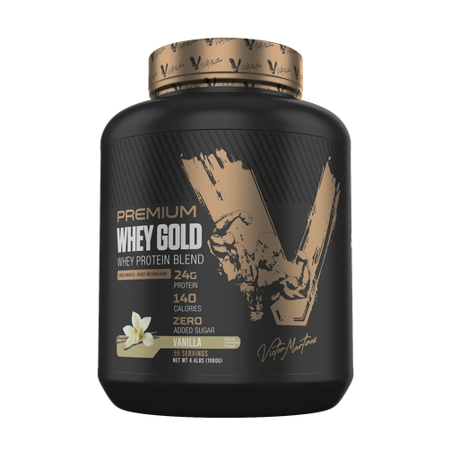 [6223007823647] Victor Martinez Premium Whey Gold Whey Protein Blend 55Serv 2000G Vanilla