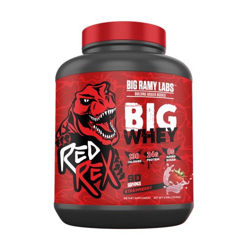 [6223007824163] Big Ramy Labs Building Bigger Bodies Big Whey-60Serv-2040G-Strawberry