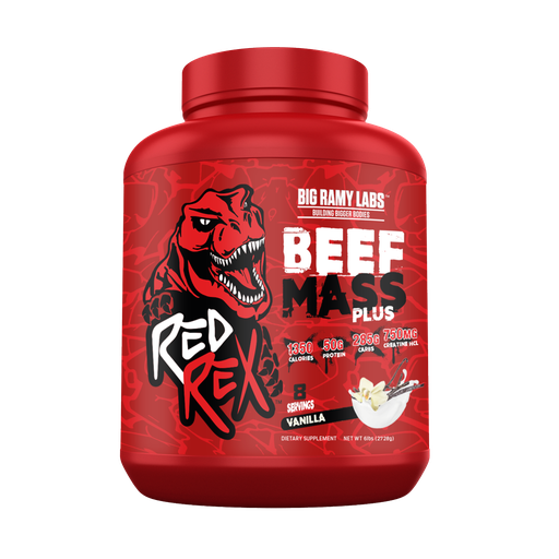 [6223007823173] Big Ramy Labs Building Bigger Bodies Beef Mass Plus-8Serv-2728G-Vanilla